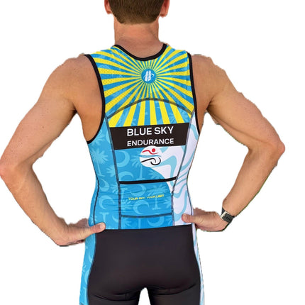 Men's Sleeveless Triathlon Skinsuit