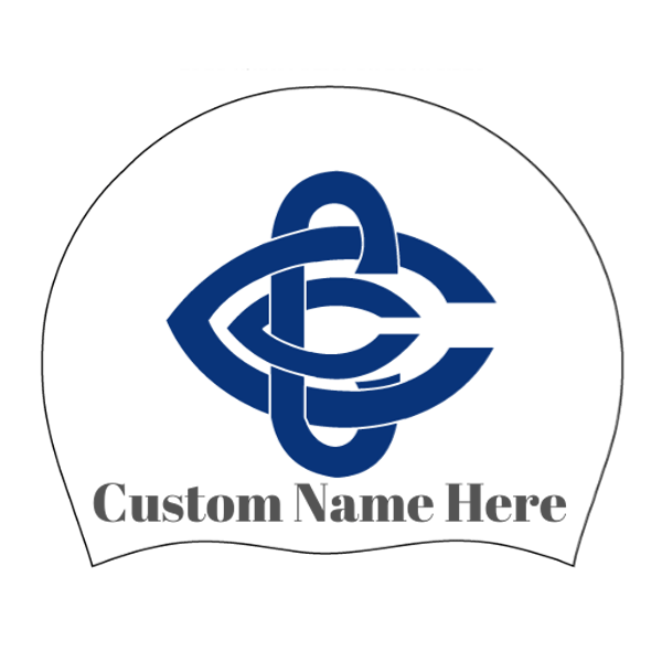 2 Swimming Caps with Custom Name