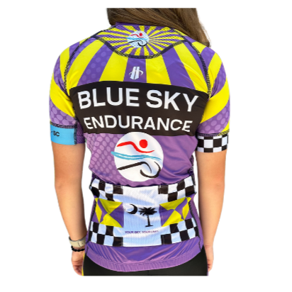 Women's Blue Sky Endurance Short Sleeve Bike Jersey