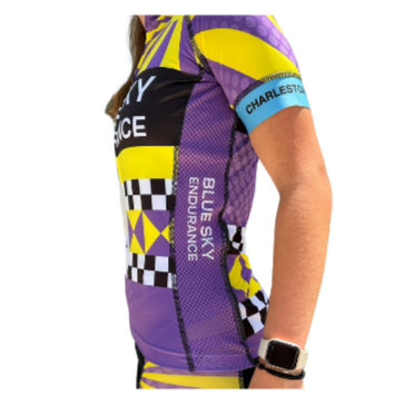 Women's Blue Sky Endurance Short Sleeve Bike Jersey