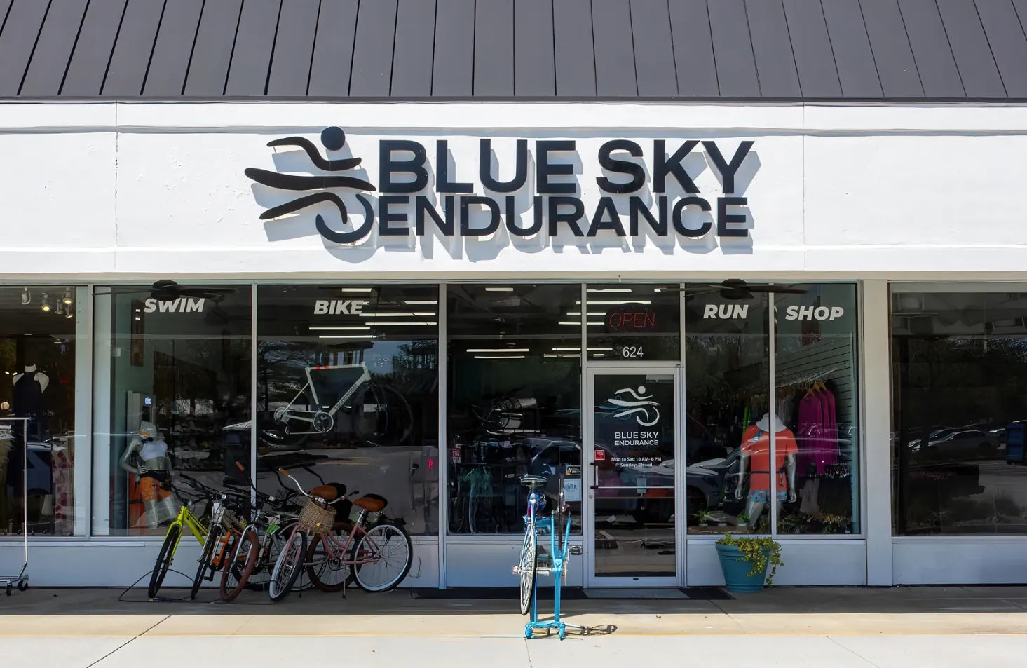 Blue Sky Endurance storefront at 624 Coleman Blvd in Mount Pleasant, SC