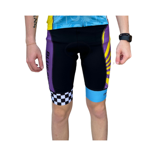 Men's Blue Sky Endurance Velocity Cycle Shorts (Purple)