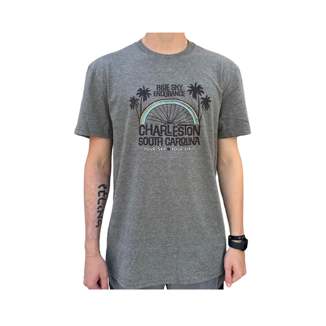Blue Sky Endurance Cycle Tee - Grey