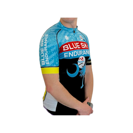 Men's Blue Sky Endurance Chain Ring Cycling Jersey
