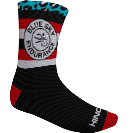 Blue Sky Endurance Unisex Cycling Socks 7" Cuff