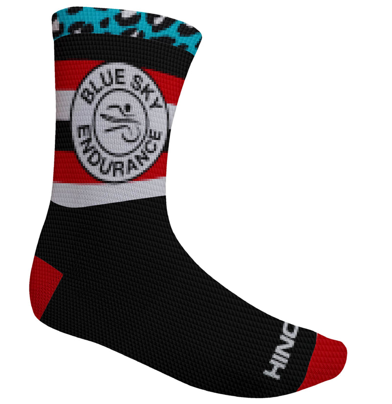 Blue Sky Endurance Unisex Cycling Socks 7" Cuff