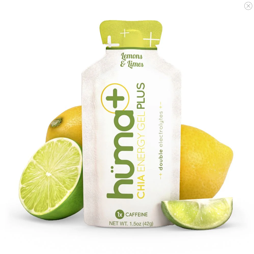 Huma Lemon & Lime Chia Energy Gel Plus