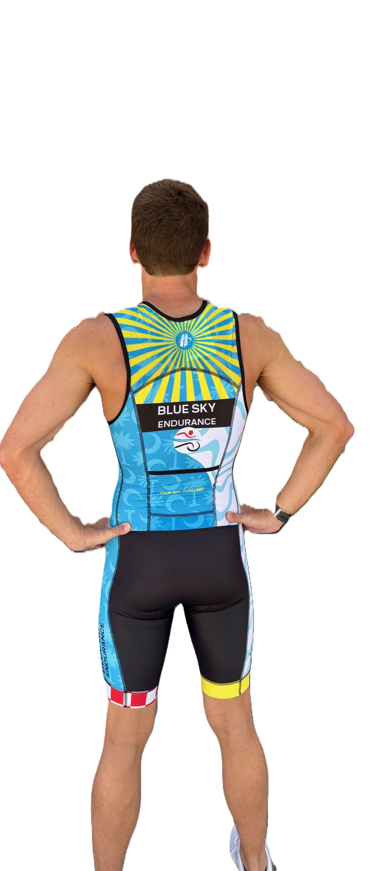 Men's Sleeveless Triathlon Skinsuit