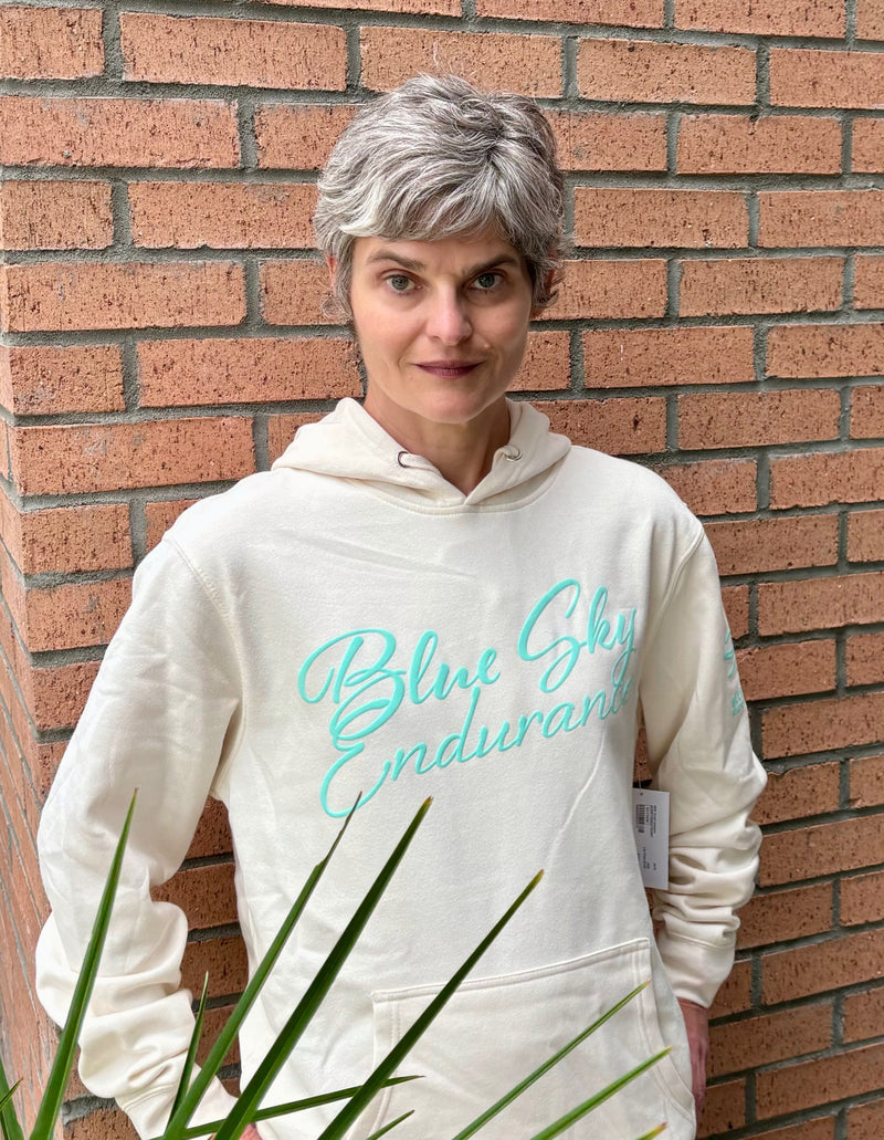 Blue Sky Endurance Script Hoodie