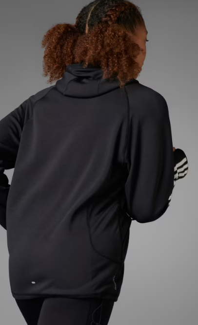 Adidas own the run 3-stripes hoodie