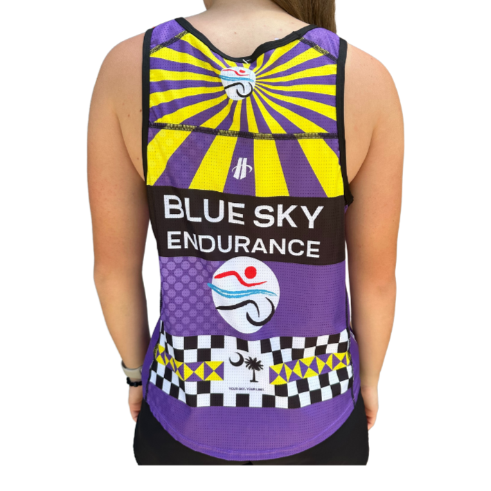 Women's Blue Sky Endurance Run Singlet (Purple)