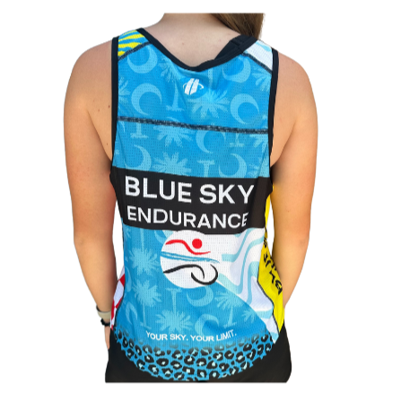 Women's Blue Sky Endurance Cheetah Singlet