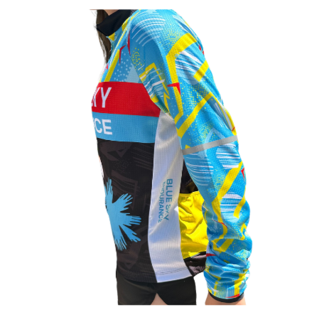 Women's Blue Sky Endurance Long Sleeve Bike Jersey