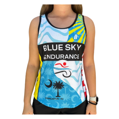 Women's Blue Sky Endurance Cheetah Singlet