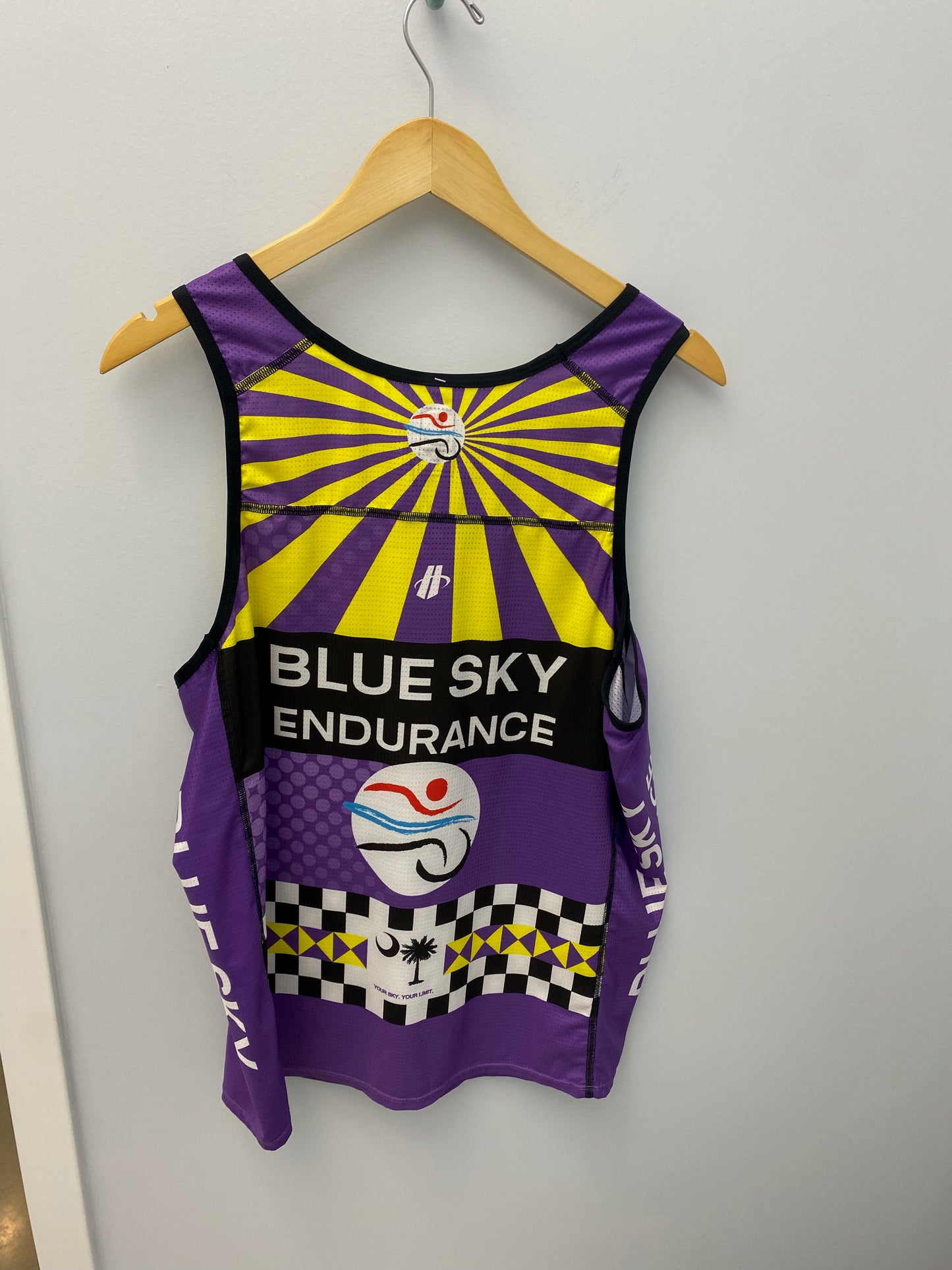 Men's Blue Sky Endurance Run Singlet (Purple)