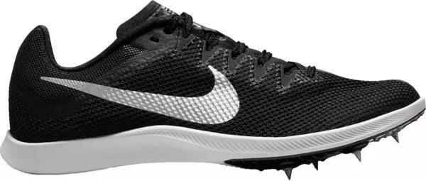 Black nike sprint spikes sales
