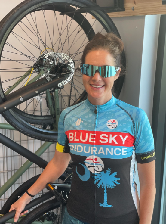 Women's Blue Sky Endurance Chain Ring Cycling Jersey