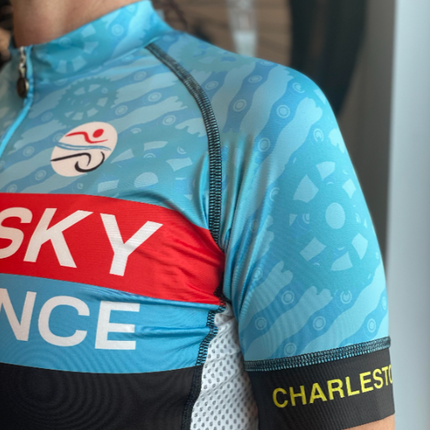 Women's Blue Sky Endurance Chain Ring Cycling Jersey
