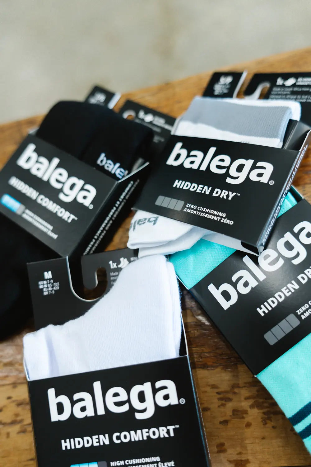 Balega Hidden Comfort and Hidden Dry running socks